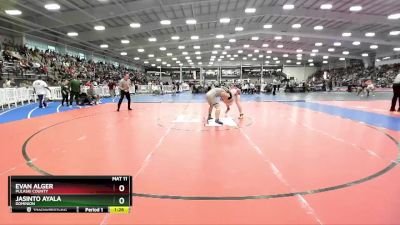 190 lbs Quarterfinal - Evan Alger, Pulaski County vs Jasinto Ayala, Dominion