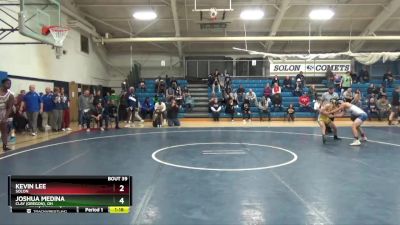106 lbs Champ. Round 2 - Kevin Lee, Solon vs Joshua Medina, Clay (Oregon), OH