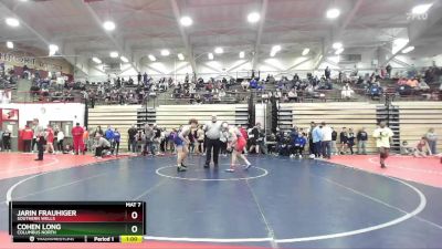 138 lbs Quarterfinal - Cohen Long, Columbus North vs Jarin Frauhiger, Southern Wells