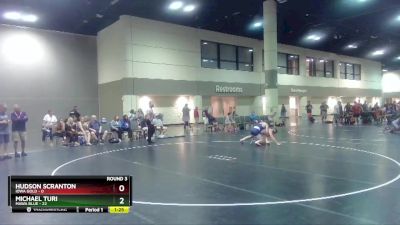 138 lbs Round 3 (6 Team) - Michael Turi, MAWA Blue vs Hudson Scranton, Iowa Gold