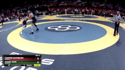 D2-157 lbs Semifinal - Kaden King, Buckeye vs Cooper Rathburn, Hartley