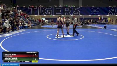 170 lbs Champ. Round 2 - Aiden Knight, McAdory High School vs Joseph Apps, Spanish Fort