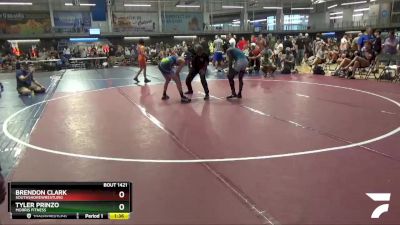 106 lbs Quarterfinal - Brendon Clark, Southshorewrestling vs Tyler Prinzo, Morris Fitness