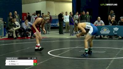 141 lbs Consi of 8 #2 - Kyle Shoop, Lock Haven vs Garrett O'Shea, Air Force