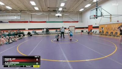 155 lbs Round 5 - Alix Sorensen, Thermopolis vs Maecie Joy, Lovell