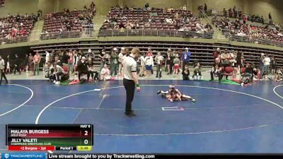 53-57 lbs Round 5 - Malaya Burgess, Gold Rush vs Jilly Valeti, Champions Wrestling Club