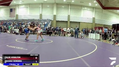 225 lbs Semifinal - Chloe Hoselton, IL vs Deionna Borders, OH