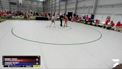 88 lbs Placement Matches (16 Team) - Sonny Hicks, Oklahoma Outlaws Red vs Parker Bundy, Washington