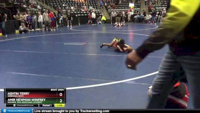 70 lbs Cons. Round 4 - Amir Newman-Winfrey, Hammer Time Wrestling Academy vs Ashtin Terry, Nebraska Boyz