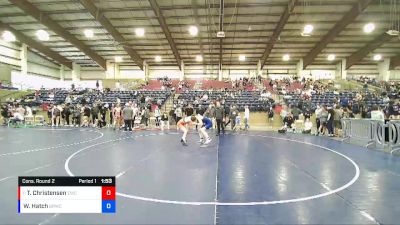 145 lbs Cons. Round 2 - Treyden Christensen, Empire Wrestling Club vs Wyatt Hatch, Bear River Wrestling Club