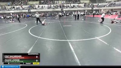 90 lbs Quarterfinal - Mason LaVigne, Victory School Of Wrestling vs Colt Nachreiner, Sarbacker Wrestling Academy