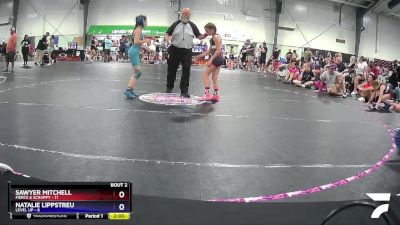 84 lbs Round 2 (3 Team) - Natalie Lippstreu, Level Up vs Sawyer Mitchell, Fierce & Scrappy