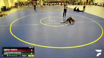 105 lbs Finals (8 Team) - Abigail Gindele, ANML vs Christoper Barlow, Roseau