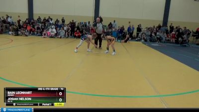 70 lbs Cons. Round 2 - Josiah Nelson, NL-S vs Bain Leonhart, NEIWC