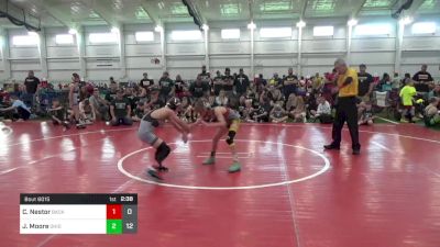 65 lbs Round 2 - Caleb Nestor, Backbone Wrestling Club vs Jagger Moore, Ohio Gold 24K