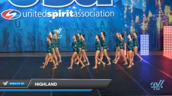 Highland [2019 Large Varsity Jazz (12-24) Day 2] 2019 USA Spirit Nationals