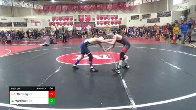 90 lbs Cons. Round 2 - Ethan Behning, St. Croix Falls vs Jakob Martinson, BOLD