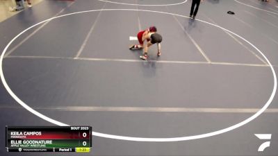 Quarterfinal - Keila Campos, Minnesota vs Ellie Goodnature, Apple Valley Wrestling