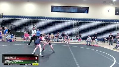 80 lbs Round 1 (4 Team) - Nathan Patterson, Full Circle WC vs John Boyle, Midlothian Miners