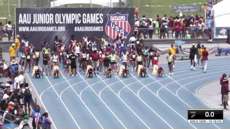 Youth Girls' 100m Championship, Quarter-Finals 1 - Age 15-16