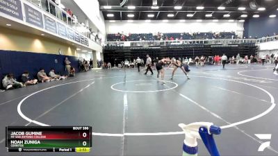 157 lbs Cons. Round 5 - Noah Zuniga, Cerritos vs Jacob Gumine, Mt San Antonio College