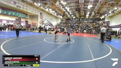 126 Boys Semifinal - Sardor Usmohov, Mira Mesa vs Jayson Suetos, Granite Hills