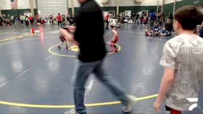 49 lbs Semifinal - Cooper Sadlo, Amherst Wrestling Club vs Maddon Hendrickson, Auburn City Rec