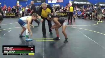 112 lbs Round 5 (6 Team) - Beau Brown, Missouri Gold vs Ivy Grant, Mat Monsters