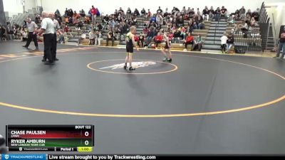 B-6 lbs Semifinal - Ryker Amburn, New London Tiger Cub vs Chase Paulsen, LMWC