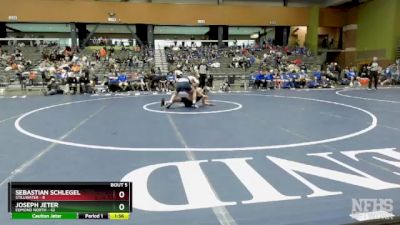 150 lbs Semifinals (8 Team) - Joseph Jeter, EDMOND NORTH vs Sebastian Schlegel, STILLWATER