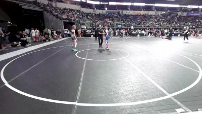 94.6 lbs Quarterfinal - Kaison Miller, Norton Wrestling vs Mckenzy Mason, Team Owls