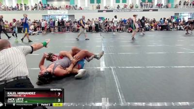 190 lbs Semifinal - Jack Lietz, George Jenkins vs Kalel Hernandez, NorthSide WC