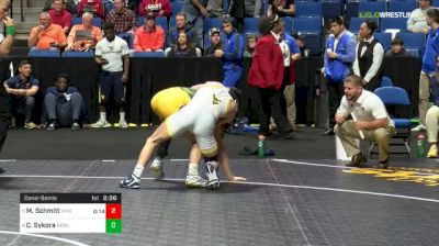 133 lbs Consolation - Matt Schmitt, West Virginia vs Cam Sykora, North Dakota State