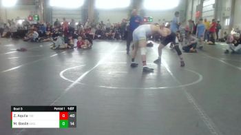 140 lbs Round 3 - Zach Aquila, TSB vs Mason Basile, Aggression Legionaries