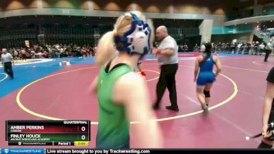 114 lbs Quarterfinal - Amber Perkins, Carson vs Finley Houck, Ascend Wrestling Academy