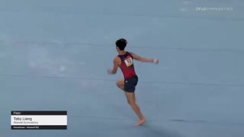 Toby Liang - Floor, Roswell Gymnastics - 2021 US Championships