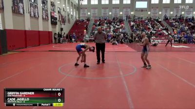 113 lbs Champ Round 1 (16 Team) - Griffin Gardner, Oak Mountain vs Cade Jagello, Vestavia Hills