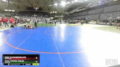 3A 175 lbs Cons. Round 3 - Odin Schwabenbauer, Snohomish vs Ryan Cortez-Aviles, Heritage