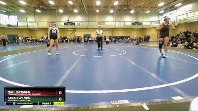 141-153 lbs Round 2 - Sarah Wilson, Marshfield Wrestling vs Nati Tomanek, Terminator Wrestling Academy