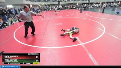 55 lbs Quarterfinal - Jack Wagner, New Prague vs Tagg Hefner, TJ Trained Wrestling