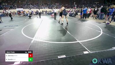 195 lbs Semifinal - Edison Dennis, Broken Arrow vs Kaleb Smith, Tulsa Blue T Panthers