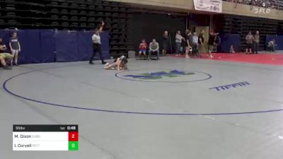 55 lbs Semifinal - Marley Dixon, DuBois, PA vs Isla Coryell, Pottstown, PA