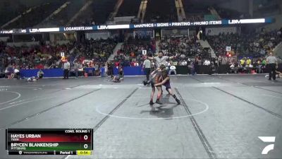 61 lbs Cons. Round 1 - Brycen Blankenship, Pittsburg vs Hayes Urban, Tiger