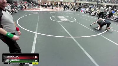 172 lbs Semis & 1st Wrestleback (8 Team) - Cooper Allen, Caledonia-Houston vs Maximus Morse, Xavier