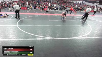 91 lbs Cons. Round 4 - Ezekiel Lonergan, Askren Wrestling Academy vs Otis Canty, JJ`s Club Wrestling