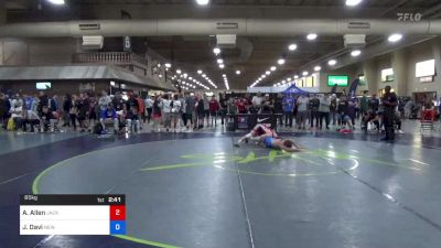 65 kg Rnd Of 64 - Avery Allen, Jackrabbit Wrestling Club vs Joe Davi, New Jersey