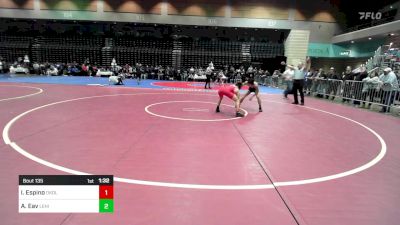 106 lbs Round Of 64 - Izaias Espino, Oakdale vs Anthony Eav, Lehi