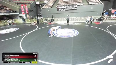 126 lbs Cons. Round 6 - Owen Hooper, Goldmine Wrestling Club vs Jesse Enriquez, California