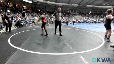 67 lbs Semifinal - Oakley Blankenship, Clinton Youth Wrestling vs Jackson Beckley, Team Tulsa Wrestling Club