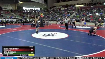 5A 144 lbs Quarterfinal - Eita Shinkawa, Pulaski Academy vs Gage Mccartney, Russellville
